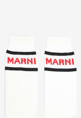 Logo Ribbed Socks