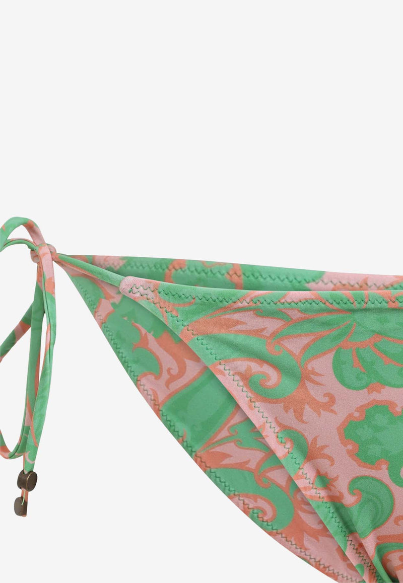 Printed Triangle Bikini