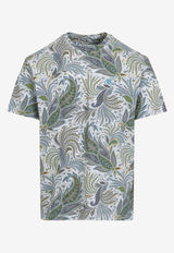 Paisley Print Short-Sleeved T-shirt