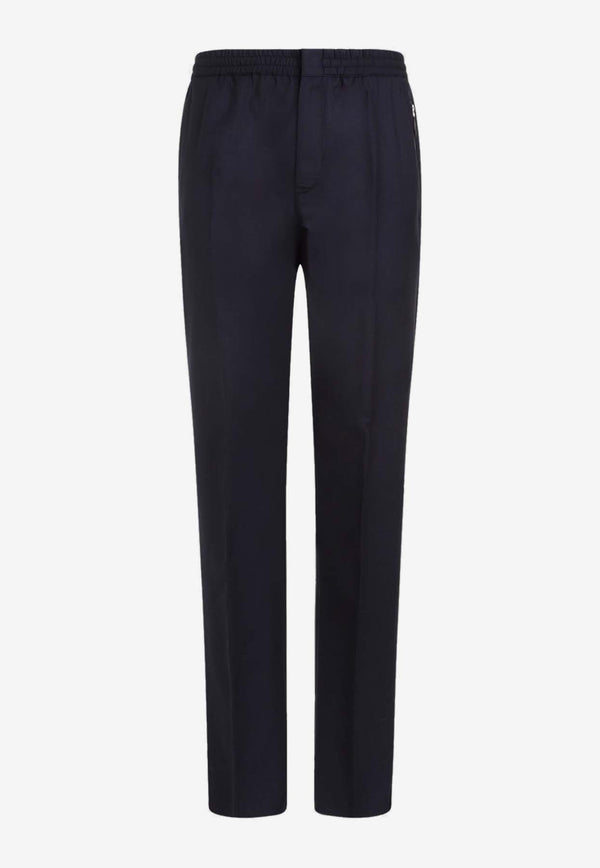 Berluti Classic Wool Pants Navy R26TCU99.002-N40 COLD NIGHT BLUE