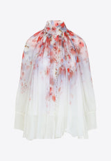 Crush Floral Smock Blouse