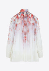 Crush Floral Smock Blouse