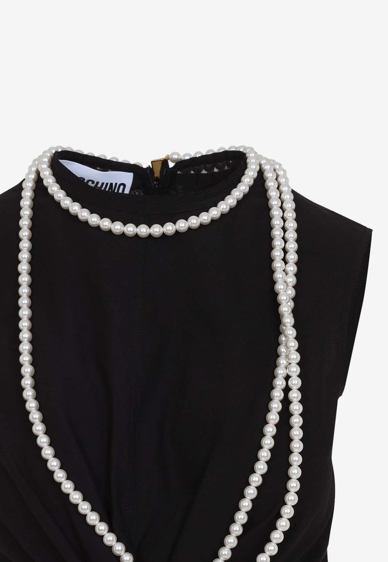 Pearl Embellished Sleeveless Top