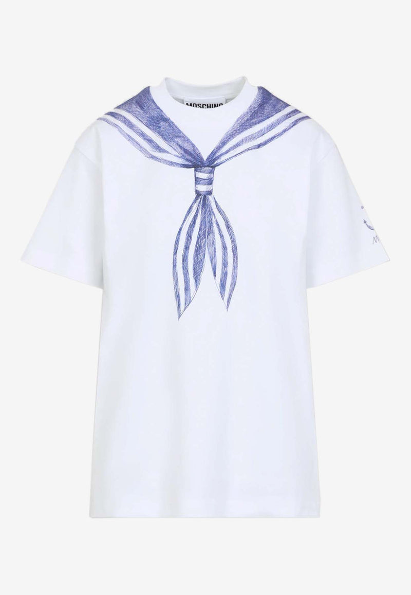 Sailor Motif Crewneck T-shirt