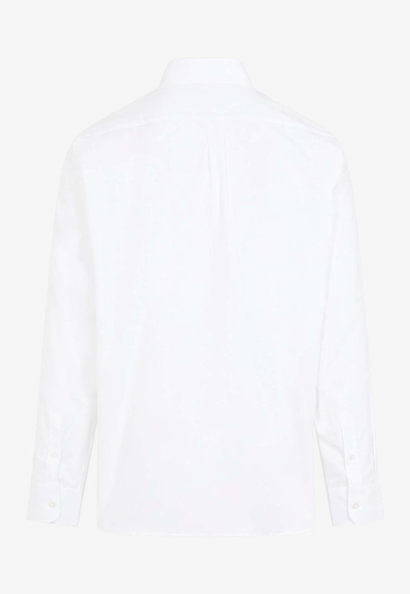 Berluti Scritto Alessandro Long-Sleeved Shirt White R27HTL98.005-000 BLANC OPTIQUE