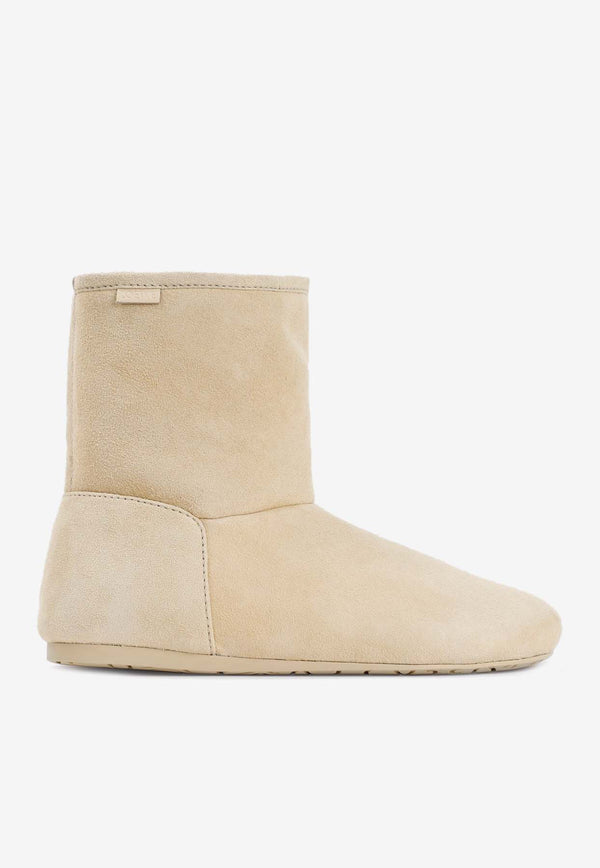 Lago Boots in Suede and Shearling