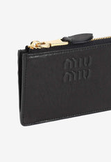 Logo Leather Cardholder