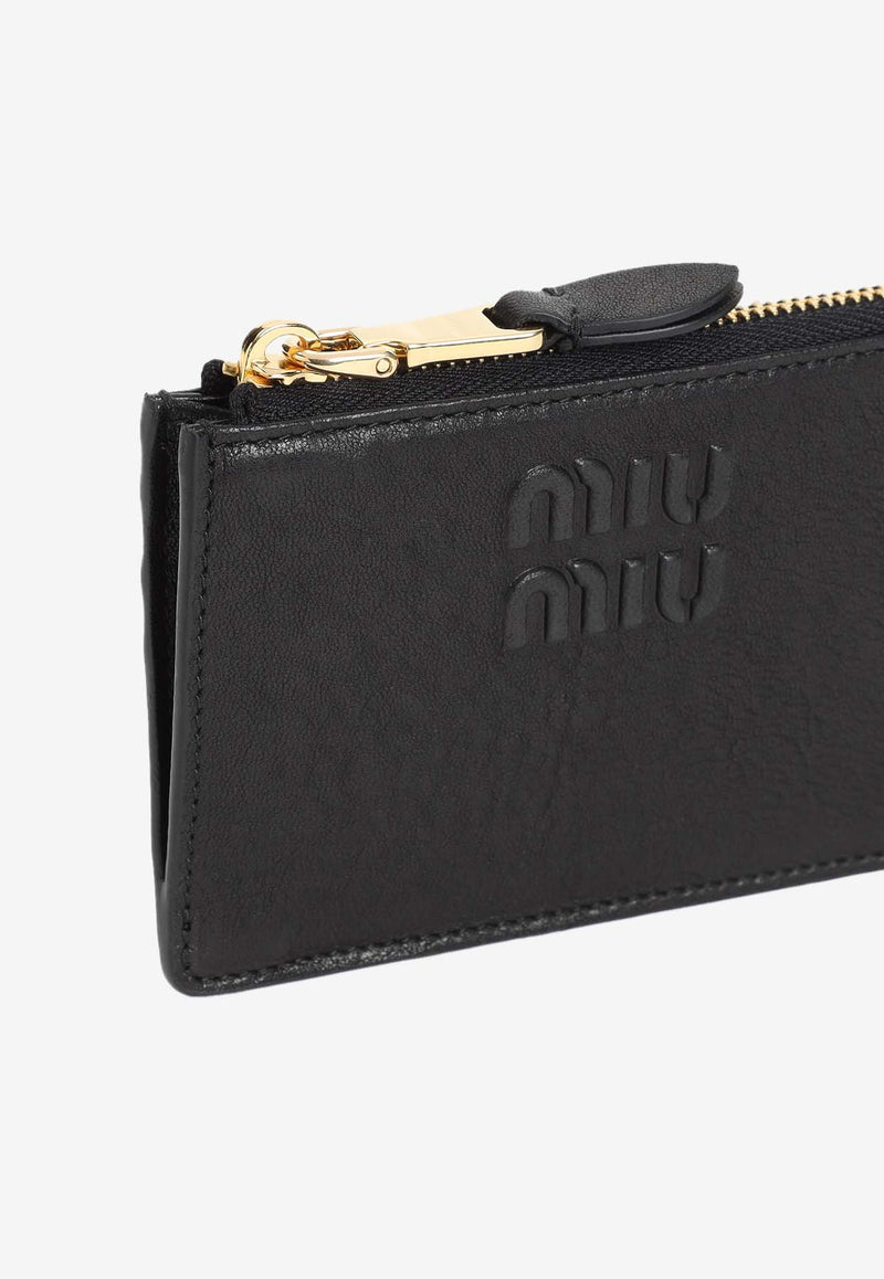 Logo Leather Cardholder