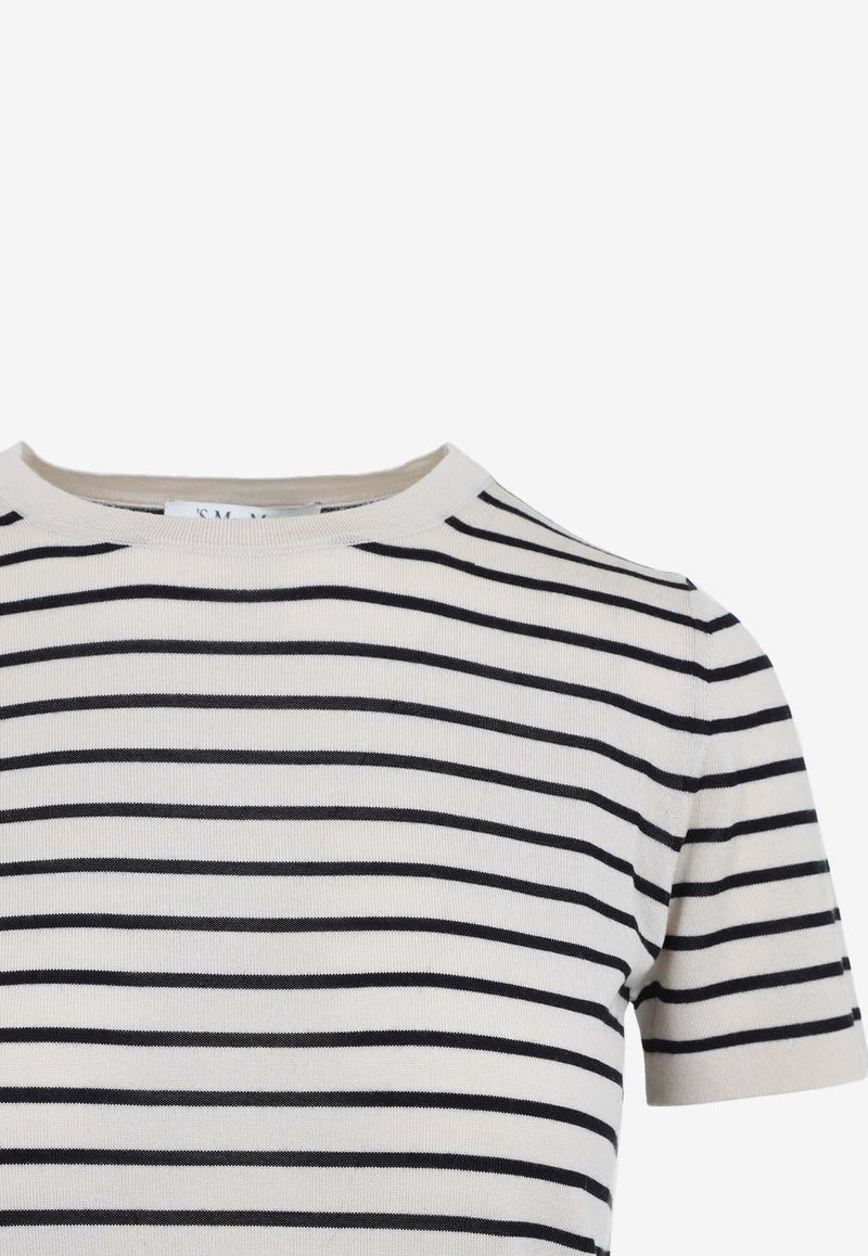 Egidio Striped Wool T-shirt