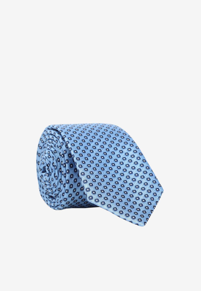 Polka Dot Silk Tie