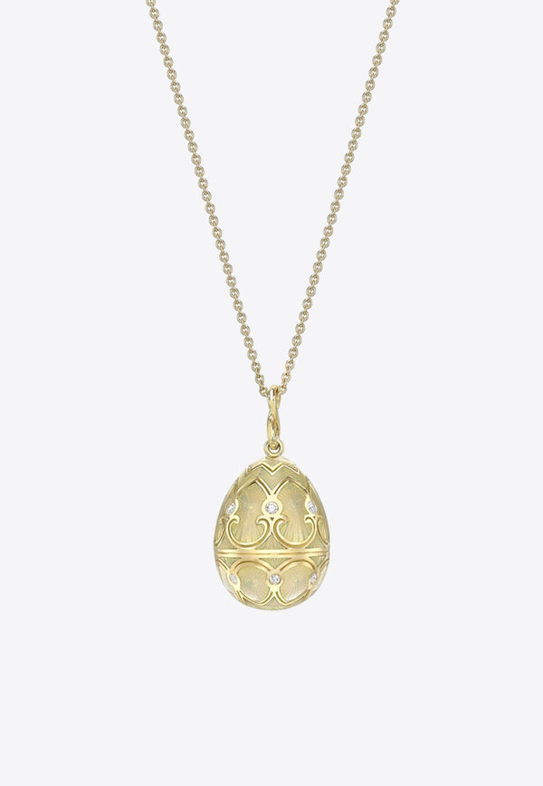 Fabergé Heritage Egg Pendant Necklace in 18-karat Yellow Gold Gold 173FP1439