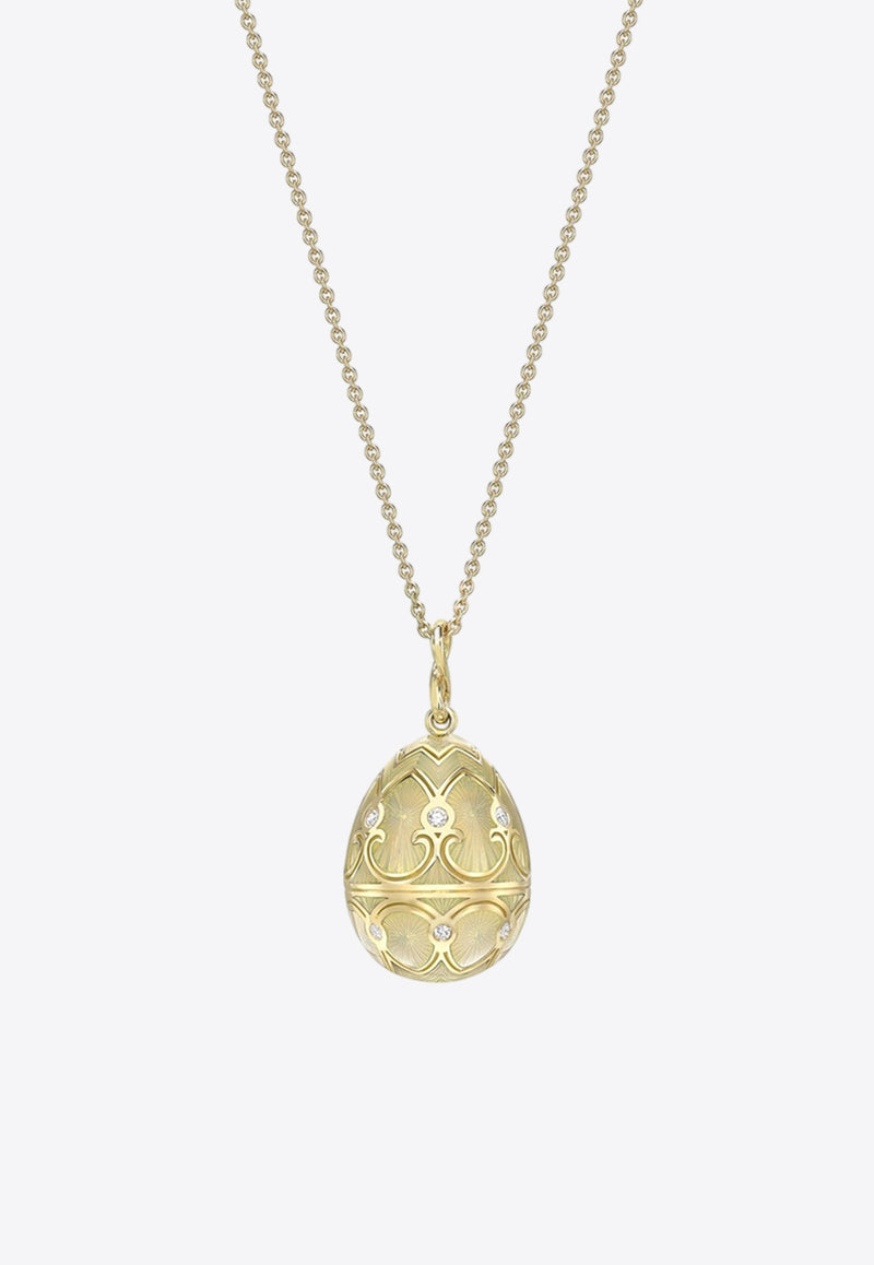 Fabergé Heritage Egg Pendant Necklace in 18-karat Yellow Gold Gold 173FP1439