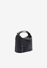 Mini Wallace Intrecciato Leather Shoulder Bag