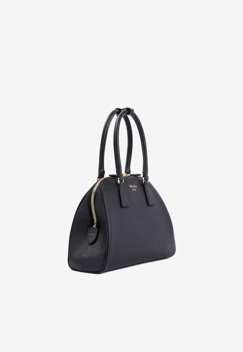 Medium Calf Leather Top Handle Bag