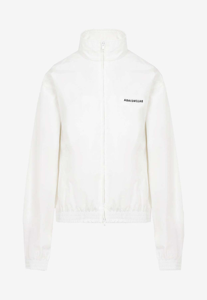 Logo-Embroidered Sports Jacket