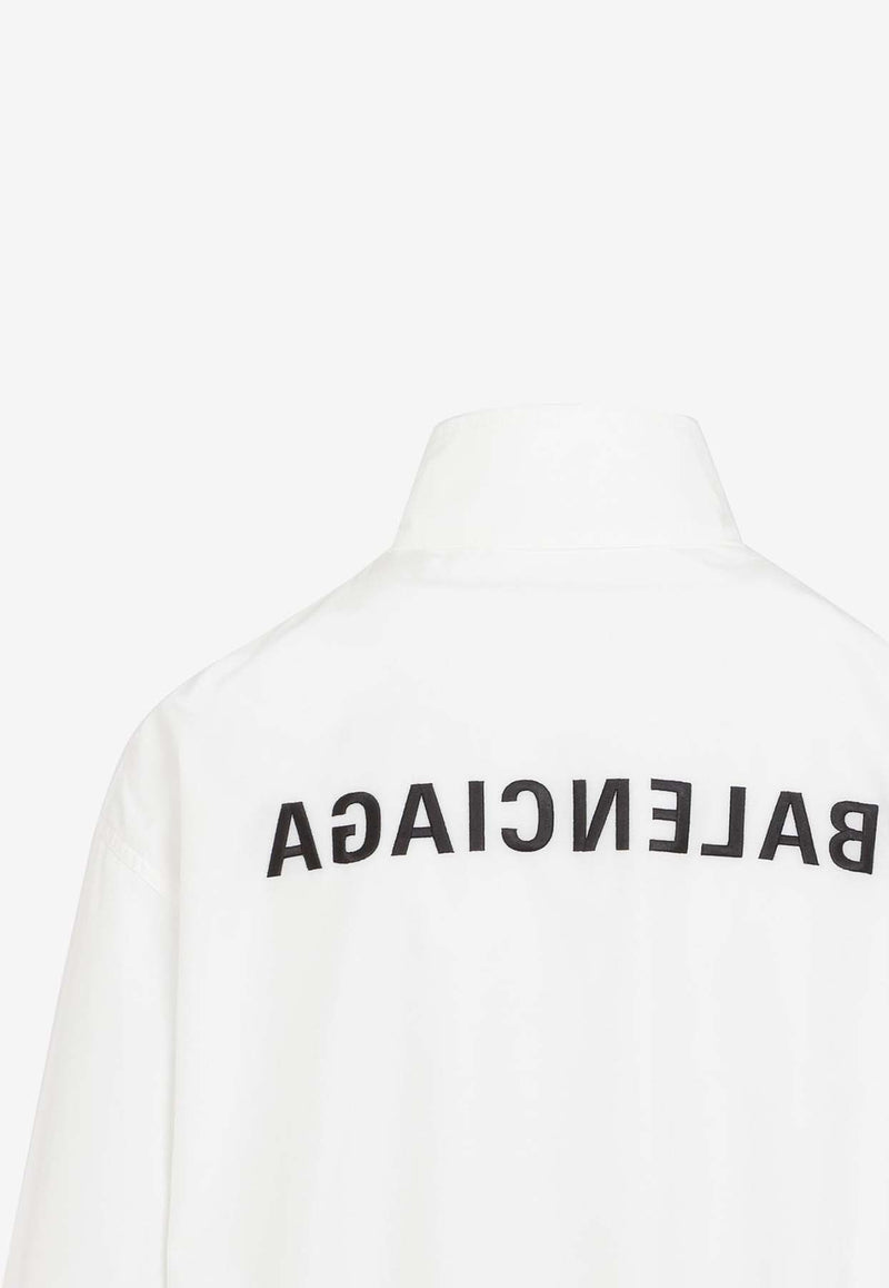 Logo-Embroidered Sports Jacket