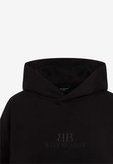 Logo-Embroidered Hooded Sweatshirt