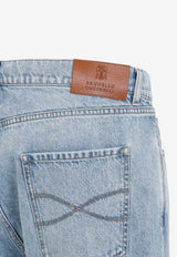 Mid-Rise Slim Jeans