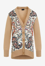 Paisley Print Cardigan