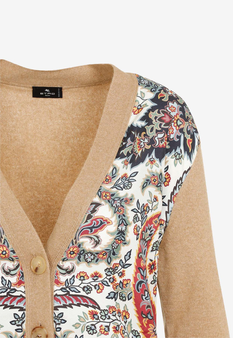 Paisley Print Cardigan