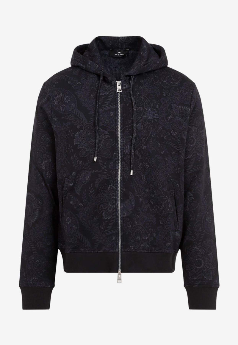 Paisley Zip-Up Hoodie