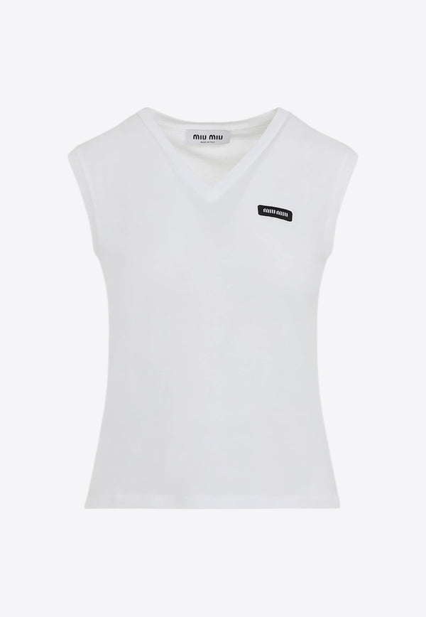 Logo Sleeveless Top