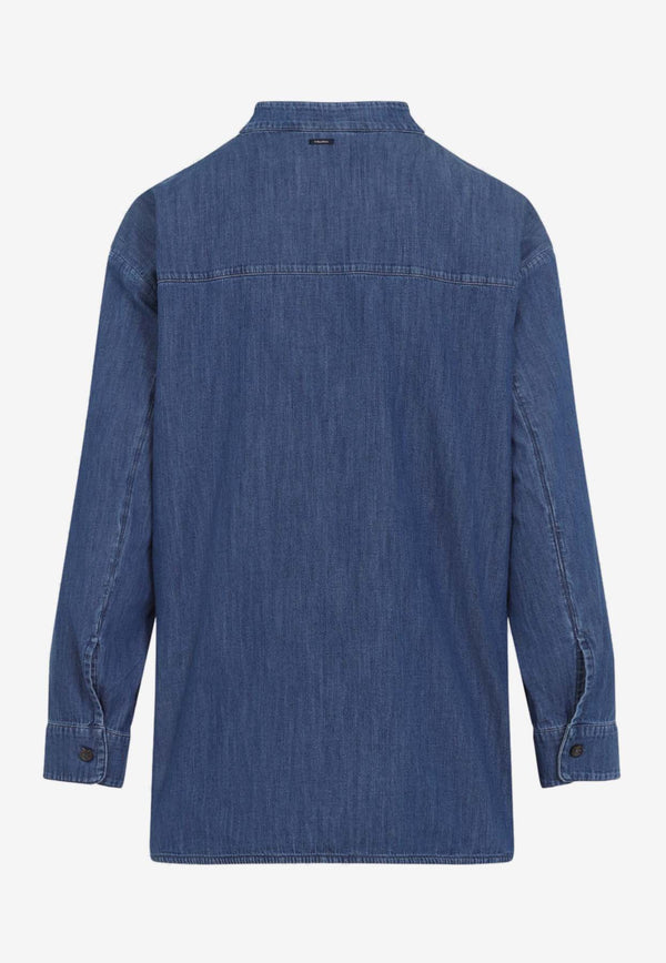 Unito Long-Sleeved Denim Shirt