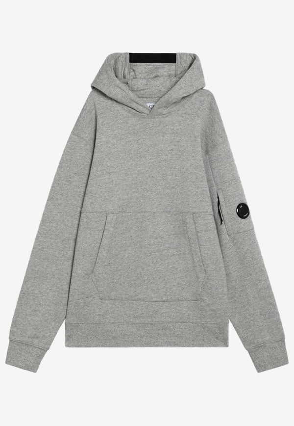 C.P. Company Logo Patch Hooded Sweatshirt Gray 18CMSS024A005086W/Q_CPCOM-M94