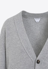 Intrecciato-Insert Cashmere Cardigan