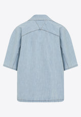 Chambray Short-Sleeved Shirt