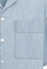 Chambray Short-Sleeved Shirt