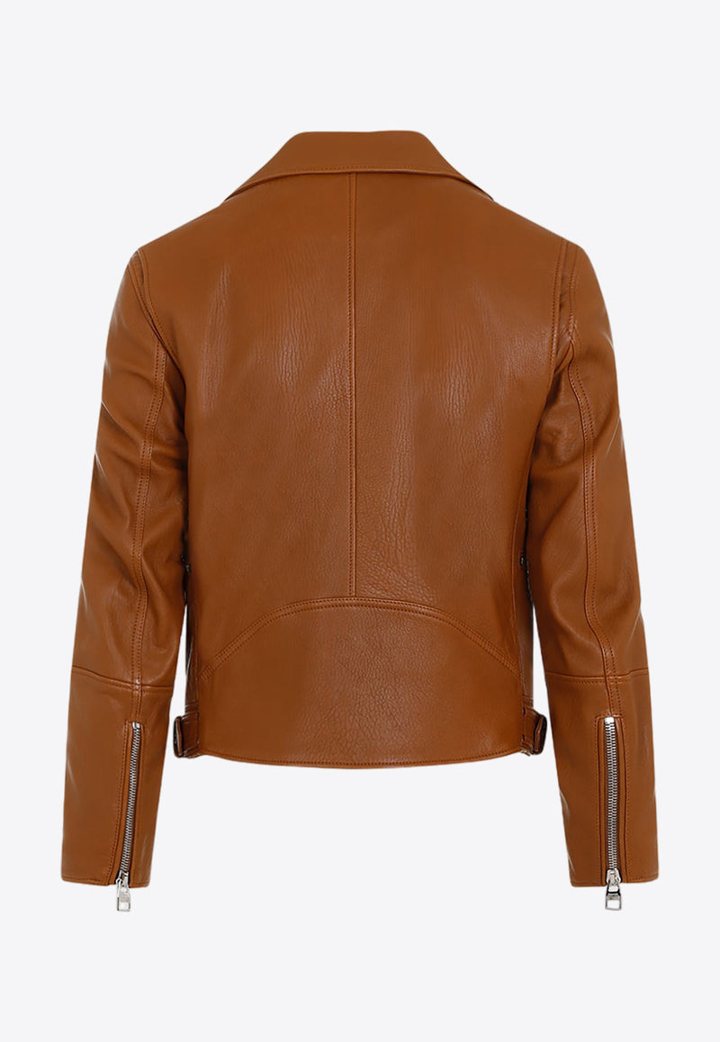 Essential Leather Biker Jacket