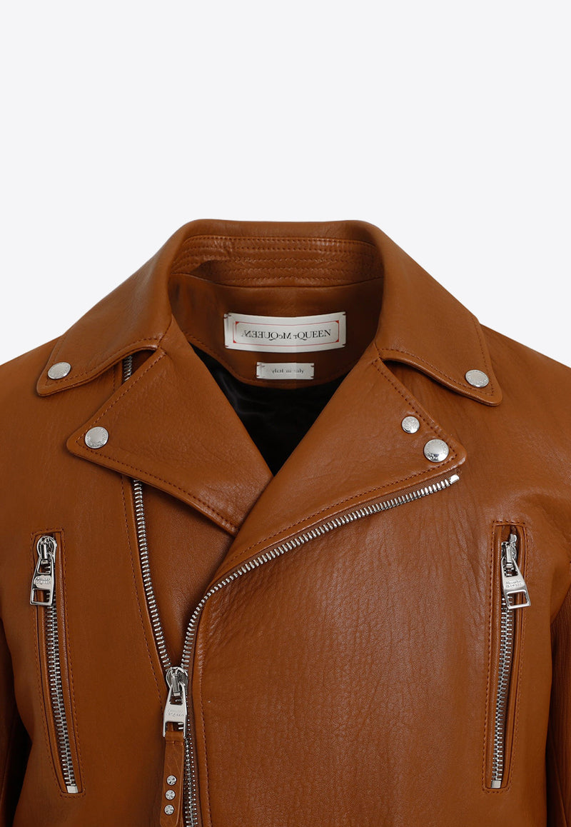 Essential Leather Biker Jacket