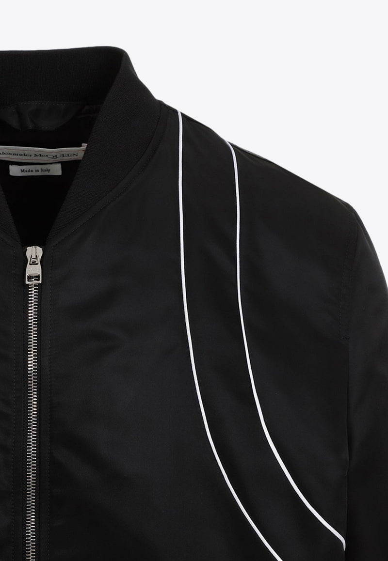 Piping Harness Bomber Jacket