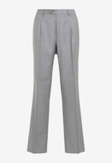 Single Pleat Pants in Wool