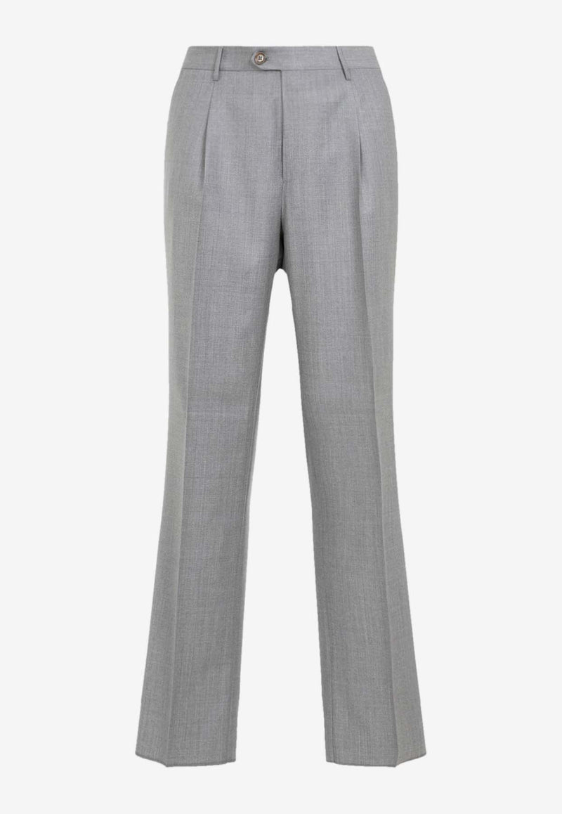 Single Pleat Pants in Wool