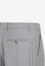 Single Pleat Pants in Wool