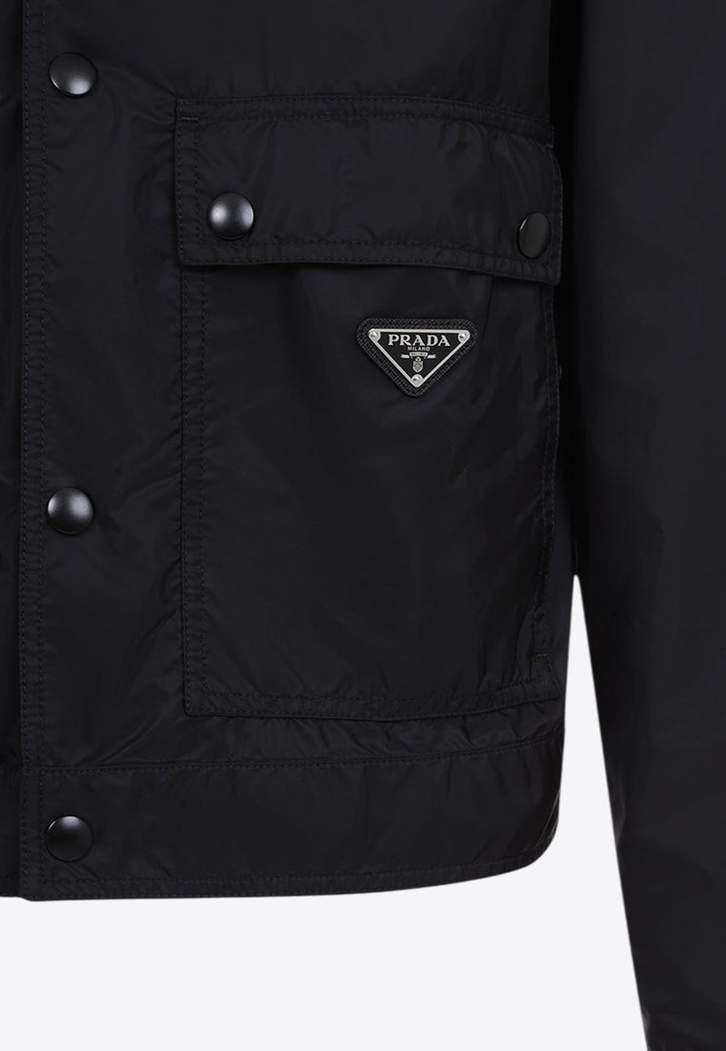 Triangle Logo Nylon Jacket