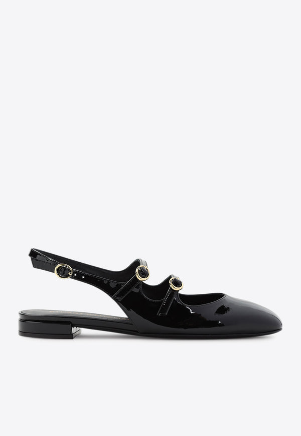 Benni Patent Leather Slingback Flats