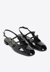 Benni Patent Leather Slingback Flats