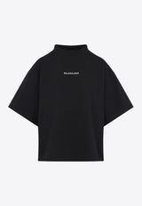 Short-Sleeved Logo Cropped T-shirt