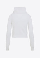 Hooded Rib-Knit Top