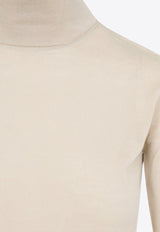 Cecina Turtleneck Wool Knit Top