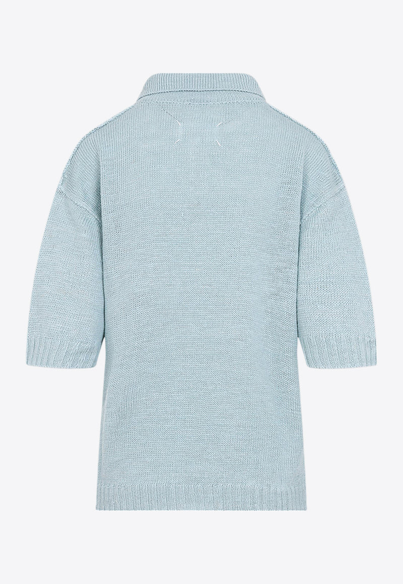 Knitted Polo Shirt