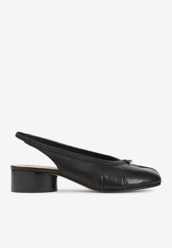 Tabi 30 Leather Slingback Pumps