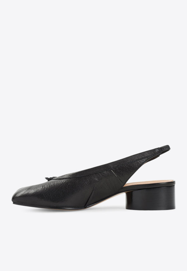 Tabi 30 Leather Slingback Pumps