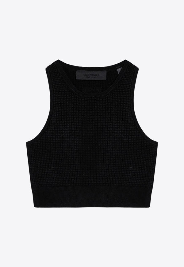 Fear Of God Essentials Sporty Honeycomb Tank Top Black 192BT247220FW/P_FEARE-BLK