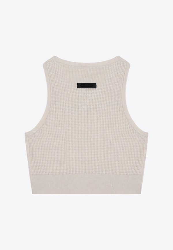 Fear Of God Essentials Sporty Honeycomb Tank Top Cream 192BT247222FW/P_FEARE-SH