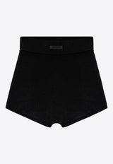 Fear Of God Essentials Honeycomb Logo Patch Mini Shorts Black 192BT247250FW/P_FEARE-BLK