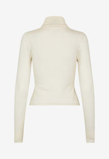 The Garment The Bergen High-Neck Sweater Cream 19755CREAM